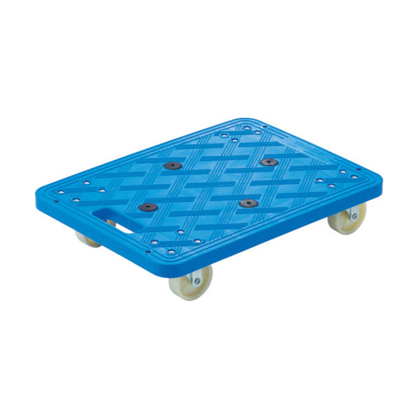 トラスコ中山 TRUSCO 樹脂製平台車 ルートバン 370X500 ブルー MP-500-B 1台 820-6423（直送品）