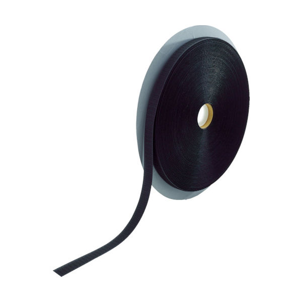 トラスコ中山 TRUSCO マジックテープ 縫製用A側 16mm×25m 黒 TMAH-1625-BK 1巻 799-2637（直送品）