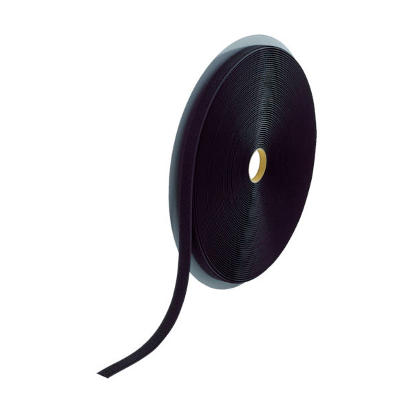 トラスコ中山 TRUSCO マジックテープ 縫製用B側 16mm×25m 黒 TMBH-1625-BK 1巻 799-2718（直送品）
