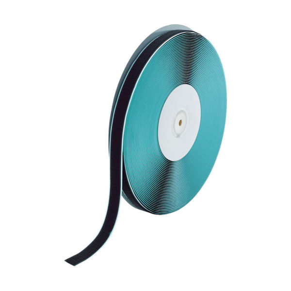 トラスコ中山 TRUSCO マジックテープ[[R下]] 糊付B側 20mm×25m 黒 TMBN-2025-BK 1巻 799-2777（直送品）