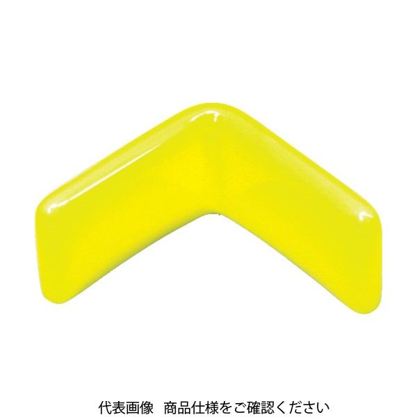 トラスコ中山 TRUSCO アングルカバー50角用 黄 10個入 TVL-50-10-Y 1袋(10個) 781-3554（直送品）