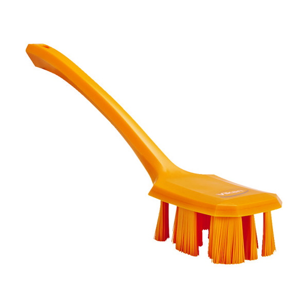 ヴァイカン Vikan UST ロングハンドルブラシ 4196 オレンジ 41967 1個(1本) 827-9676（直送品）