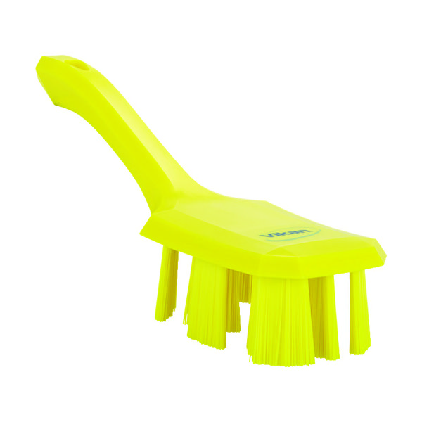 Vikan ハンドブラシ UST ショートハンドルブラシ 4179 イエロー HACCP対応 ハードタイプ 41796 1個(1本)（直送品）