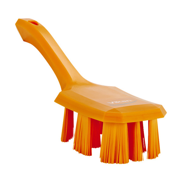 ヴァイカン Vikan UST ショートハンドルブラシ 4179 オレンジ 41797 1個(1本) 827-9668（直送品）