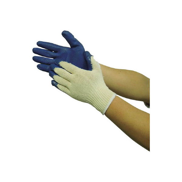 ユニワールド WORKS HOMME ゴム引き ブルー 5双組 3321 1組(5双) 819-0412（直送品）