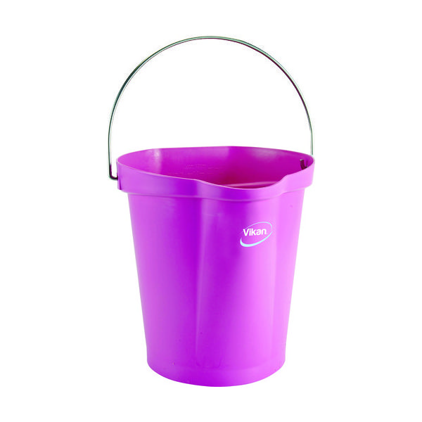ヴァイカン Vikan ハイジーンバケット 5686 ピンク 56861 1個 496-9782（直送品）