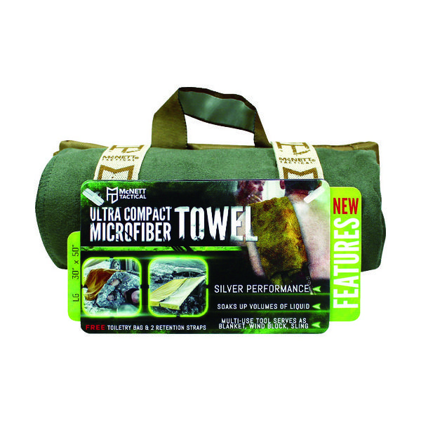GEAR AID ウルトラコンパクトマイクロファイバータオルバッグ OD L 44034 1個 818-7981（直送品）