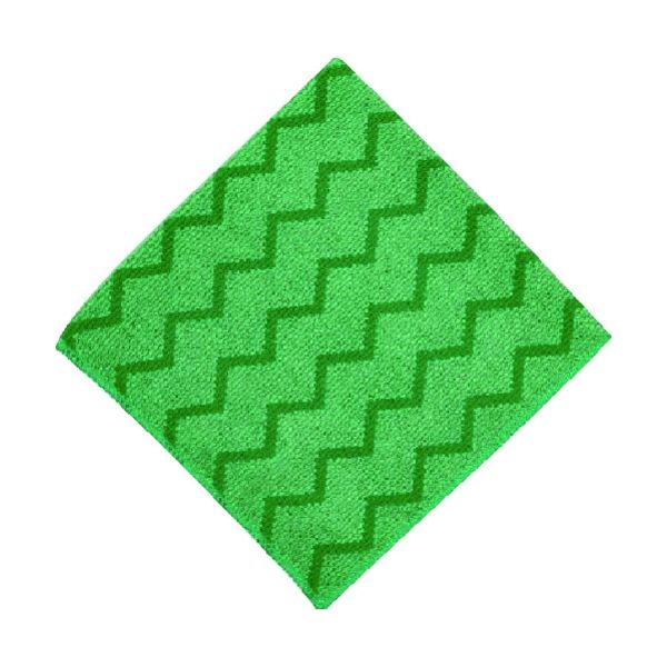 ニューウェルブランズ・ジャパン ラバーメイド マイクロファイバー・クロス 多目的用 グリーン Q620GR 1枚 819-4303（直送品）