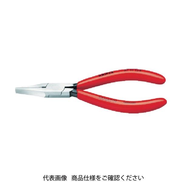 KNIPEX 3741ー125 精密機械用グリッププライヤー 丸125mm 3741-125 1丁 786-7506（直送品）