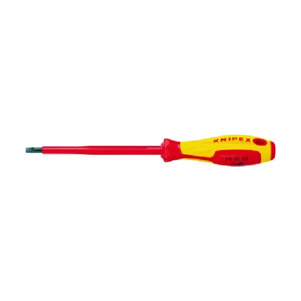 KNIPEX 絶縁ドライバー (ー)5.5X125 9820-5.5 1本 784-9672（直送品）