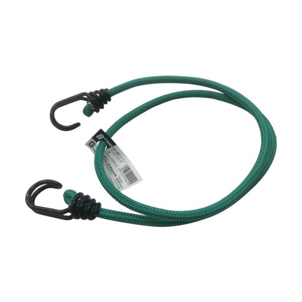 ユタカメイク ゴム バンジーコード 8mm×1000mm 緑 BC-81011 1本 794-4268（直送品）