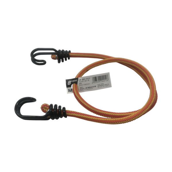 ユタカメイク ゴム バンジーコード 8mm×800mm 混色 BC-8809 1本 794-4331（直送品）