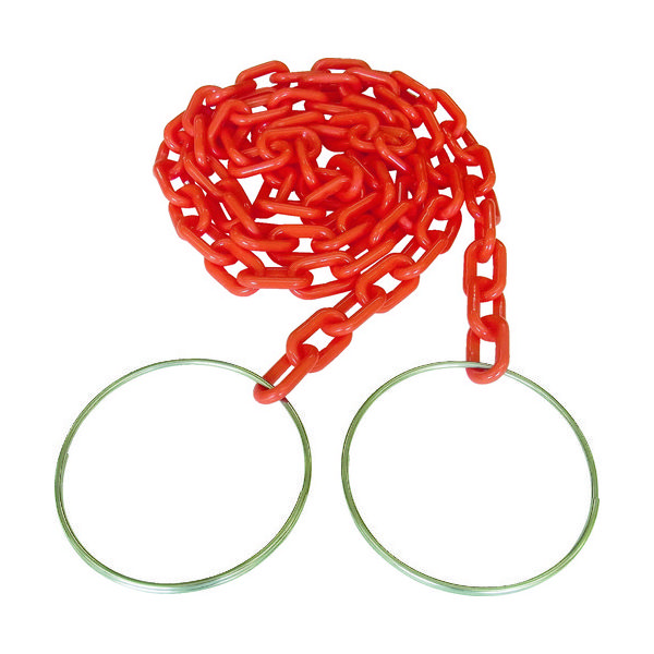 ニッサチェイン コーンチェイン 2m 赤 C-257 1本 791-4300（直送品）