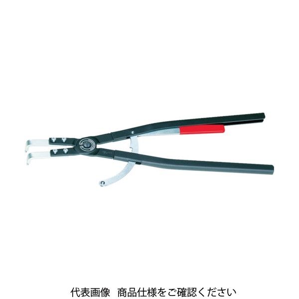 KNIPEX 4620ーA51 軸用スナップリングプライヤー 曲 1丁 788-3129（直送品）