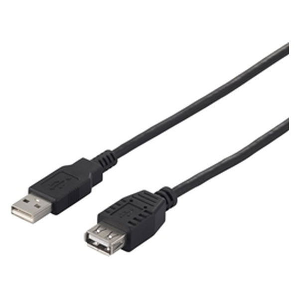 バッファロー USB2.0延長ケーブル(A to A) 1.5m BSUAA215BK 1本