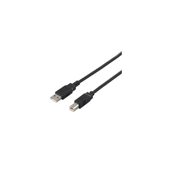 バッファロー USB2.0ケーブル A to B ブラック 1.5m BSUAB215BK 1本（直送品）