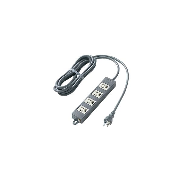 パナソニック ＯＡタップ（接地１５Ａ抜け止め形）（４コ口・ブラック）（３ｍコード付）（マグネット付） WCH2434B 1台（直送品）