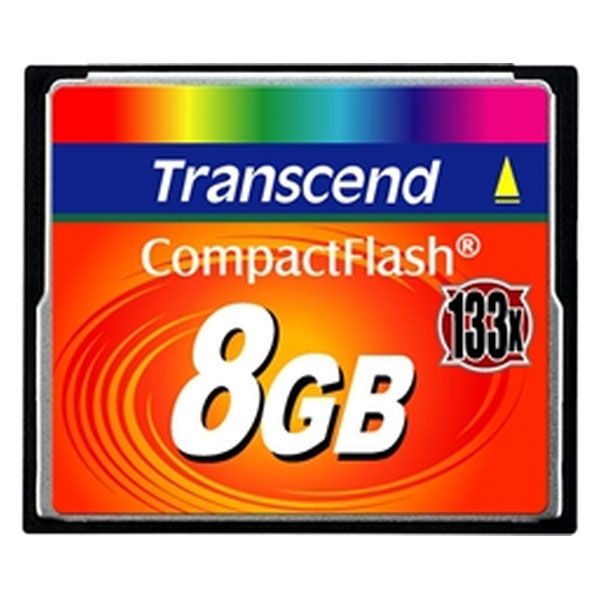 トランセンド ８ＧＢ　ＣＦ　ＣＡＲＤ　（１３３Ｘ、ＴＹＰＥ　Ｉ　） TS8GCF133 1個（直送品）