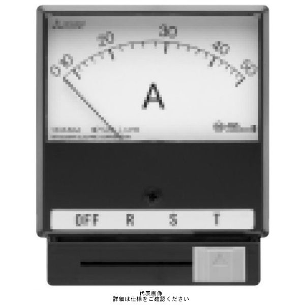 機械式指示計器 80角 広角形周波数計 CQC-80F | 製品紹介 | 電気