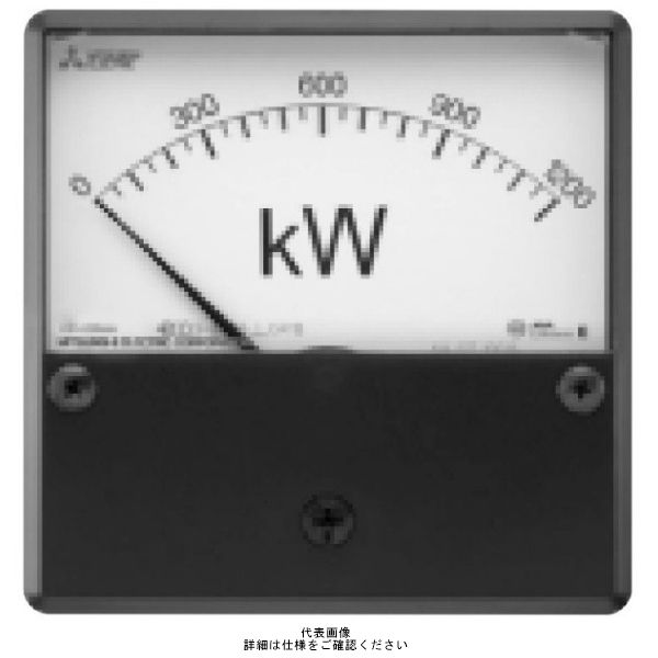 角形電力計 YP-12NW B 0-900KW 3P3W 6600/110V 75/5A（直送品）