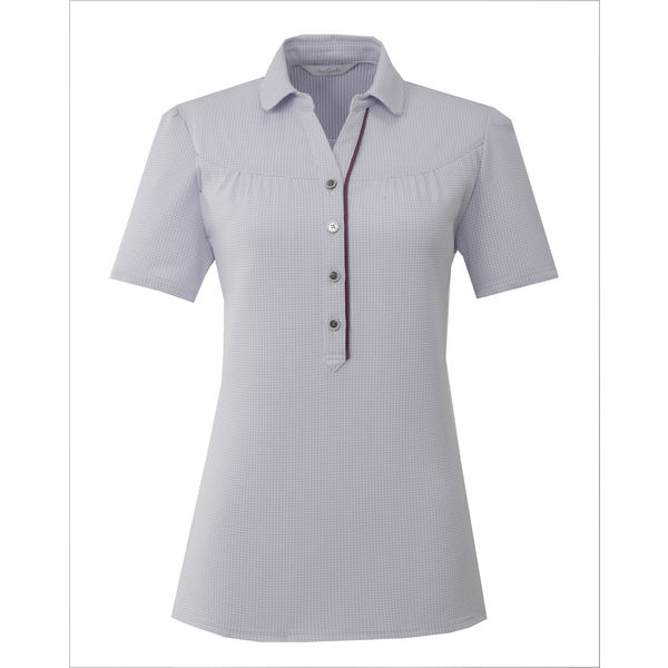 【アウトレット】アイトス Pieds ニットシャツ 13号 パープル HCN5910-082-13 1枚（直送品）