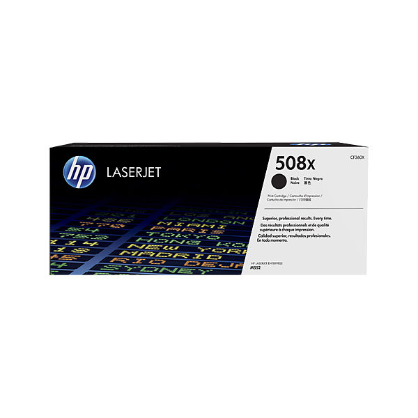 HP（ヒューレット・パッカード） 純正トナー HP508X ブラック 大容量 CF360X 1個（直送品）