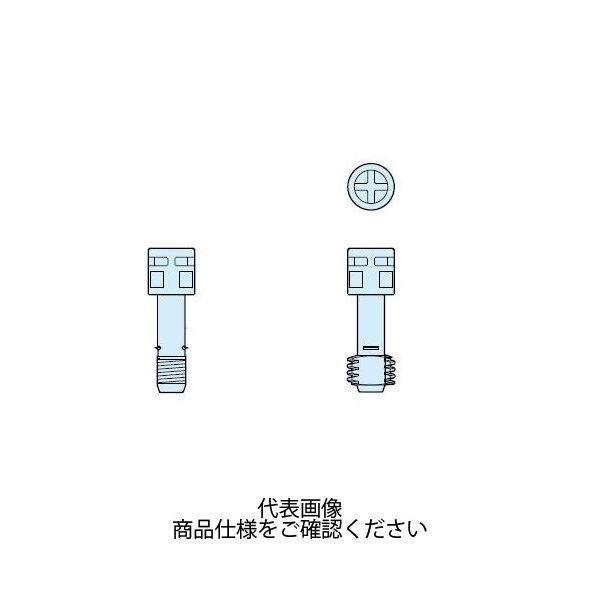 タカチ電機工業 OL型スクリュー ホワイトグレー OLSー1 1本 OLS-1 1セット(20本)（直送品）