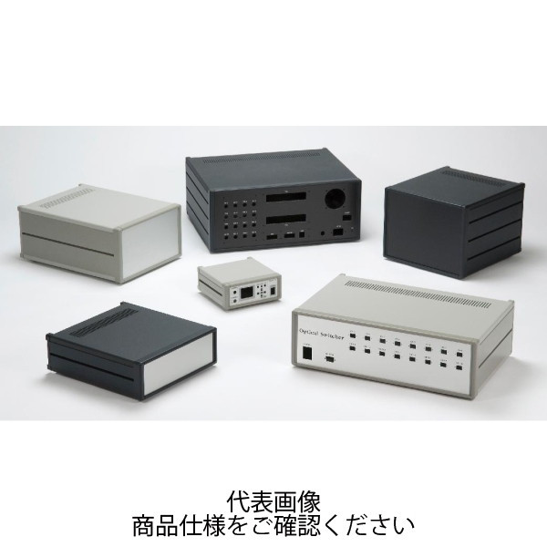 タカチ電機工業 MS型メタルシステムケース ブラック MS149ー32ー45B 1台 MS149-32-45B（直送品）