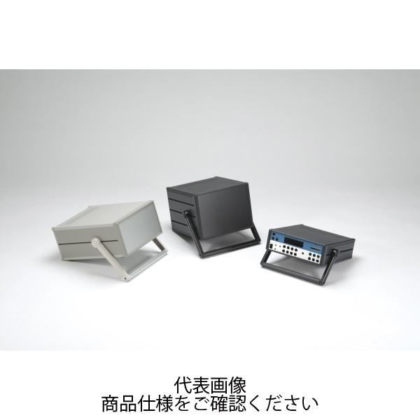 タカチ電機工業 MSN型ステップハンドル付システムケース ブラック MSN88ー16ー16B 1台 MSN88-16-16B（直送品）