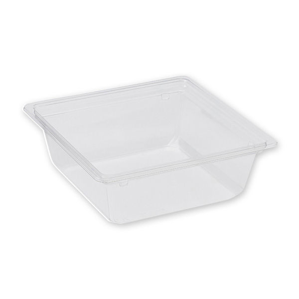 【ケース販売】惣菜容器 バイオカップキューブ 本体 17-60 B 004450491 1ケース(50枚入×8袋)（直送品）