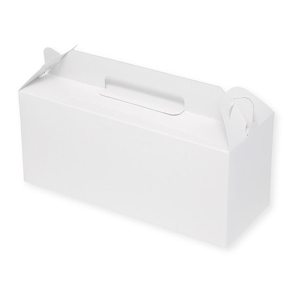 【ケース販売】食品箱 ドーナツ H-24-2ホワイト 004661248 1ケース(25枚入×8袋 合計200枚)（直送品）