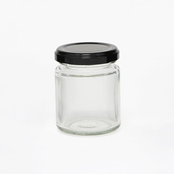 【ケース販売】保存瓶 黒キャップ 10個セット J120ST 007896009 1ケース(10個入×9セット 合計90個)（直送品）