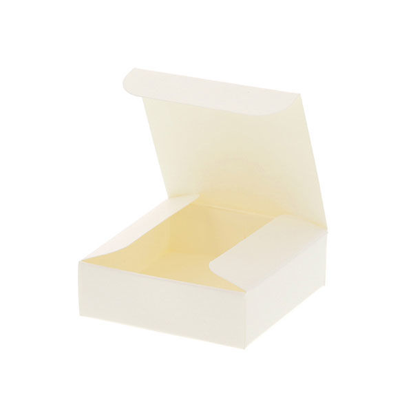 シモジマ 【ケース販売】HEIKO 箱 プチBOX 55×55 ホワイト 006897940 1ケース(10枚入×10袋 合計100枚)（直送品） 9,218円