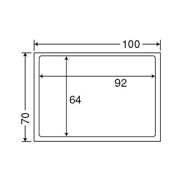 東洋印刷 ナナ目隠しラベル往復はがき用情報保護シールPPS2 PPS2 1箱＝800シート(80シート×10袋)（直送品）