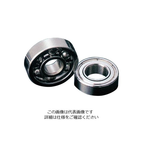 ミネベアミツミ ミネチュアベアリング JIS記号シリーズ(ラジアル深溝玉軸受) 607ZZ 1セット(20個)（直送品） - アスクル
