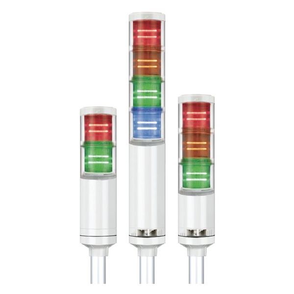 Qlight 積層信号灯 QTC50LF-BZ-5-110/220-ABWRR-LBJ18-P300 1台（直送品） 17,223円