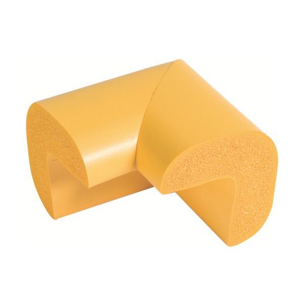 カーボーイ CARーBOY 安心クッション コーナー用 大 油面接着仕様 イエロー AC-18YS 1個 854-7789（直送品）