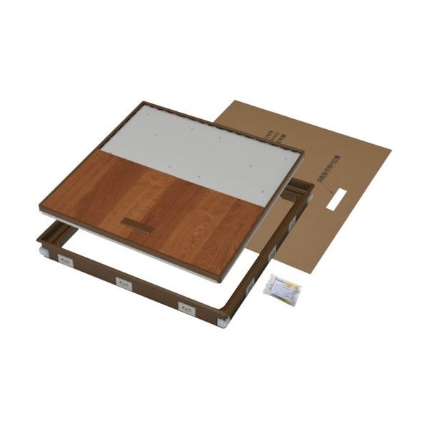 YPC 気密樹脂枠床下点検口 PT615K-W 1台(1在) 384-6815（直送品）