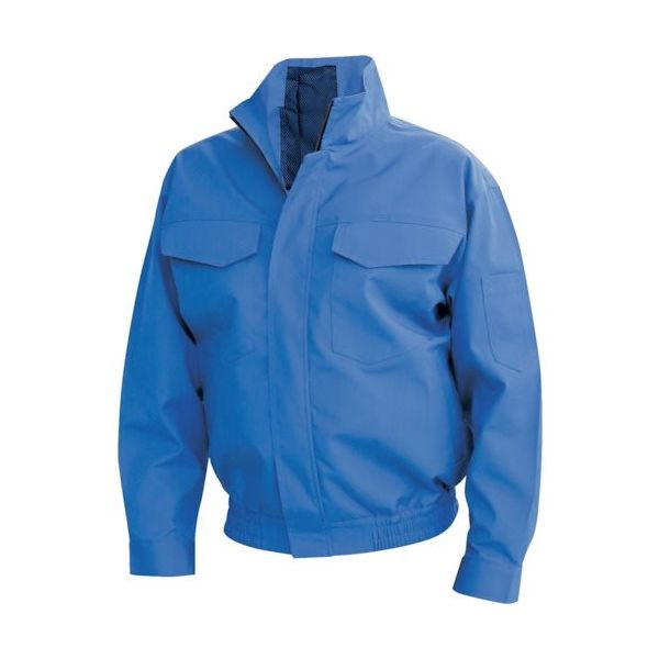 福徳産業 福徳 タフコレ防炎ブルゾン保護カバー付 ライトブルー LL #8000-LBLU-LL 1着 263-0955（直送品）