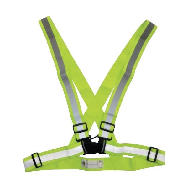 富士手袋工業 富士手袋 伸縮安全テープベスト 蛍光イエロー 8270-Y 1着 338-2568（直送品）