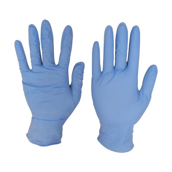 宇都宮製作 シンガー ニトリルディスポ NO.220ブルーパウダーフリー M (100枚入) 220NBRM 1箱(100枚)（直送品）