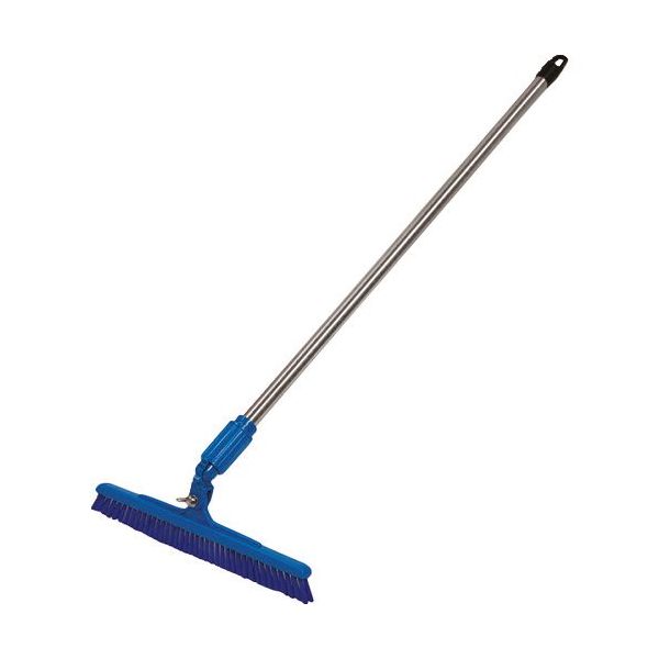バーテック バーキュートプラス 衛生管理用ほうき クネットタイプ短柄 ハード青1 BCP30KTーBH40HB 1P 63113201 1本（直送品）