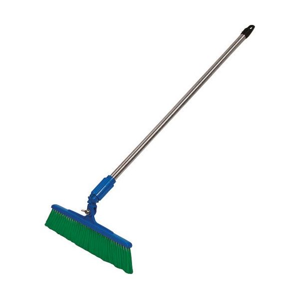 BURRTEC バーキュートプラス 衛生管理用ほうき クネットタイプ短柄 ソフト緑1 BCP30KTーBH60SG 1P 63112401（直送品）