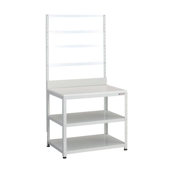 トラスコ中山 TRUSCO スーパーラックデスク型フリーバー式 アジャスター付 BDD-993B4TNW 1台 269-7217（直送品）