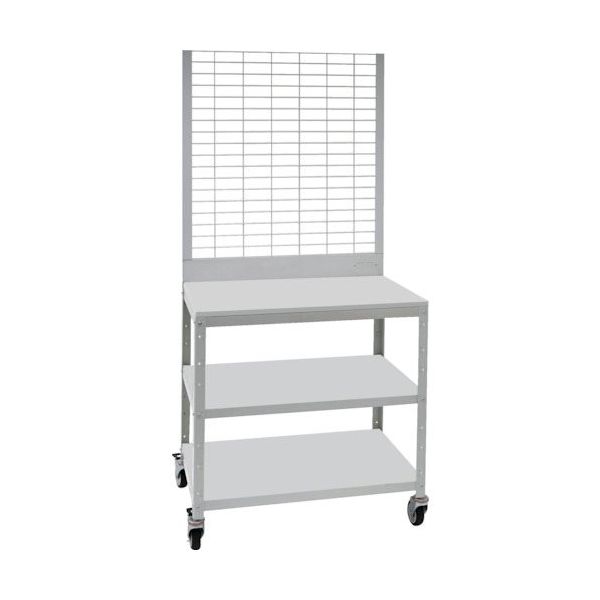 トラスコ中山 TRUSCO スーパーラックデスク型メッシュパネル式 ウレタン車輪付 BDD-993L1TNUW 1台 269-7220（直送品）