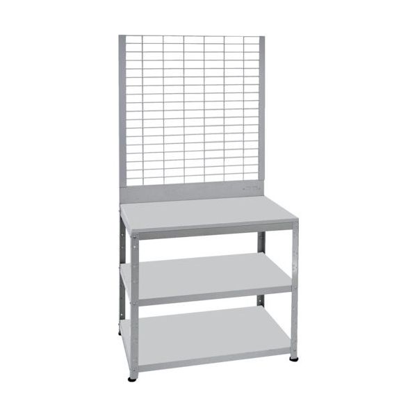 トラスコ中山 TRUSCO スーパーラックデスク型メッシュパネル式 アジャスター付 BDD-993L1TNW 1台 269-7219（直送品）