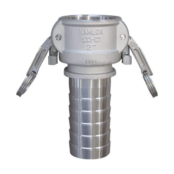 カムロック ツインロックタイプカプラー ホースシャンク(細め) ステンレス 633ーCTL 3インチ SST 633-CTL-3-SST（直送品）