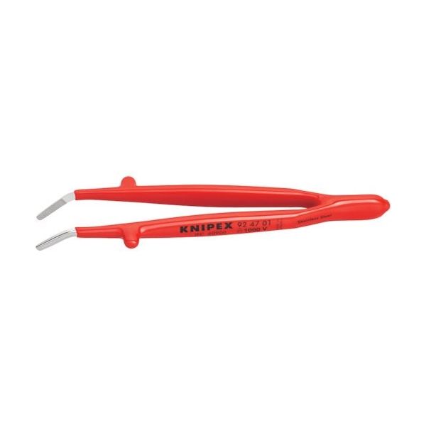 某メーカー KNIPEX 絶縁汎用ピンセット 337-2641(直送品 1本 9247-01 130MM 接着・接合工具