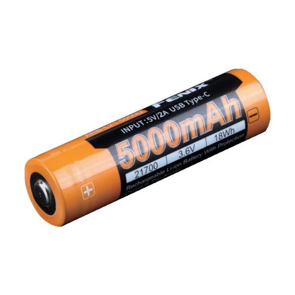 Fenix リチウムイオン専用充電電池 ARBーL21ー5000U 1個 337-0103（直送品）