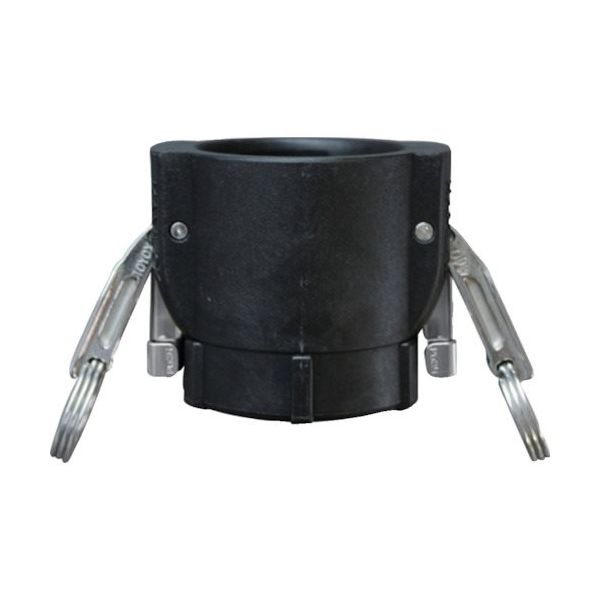 トヨックス カムロック ツインロックタイプカプラー メネジ 樹脂 633ーDBL 2インチ PP 633-DBL-2-PP 1個（直送品）